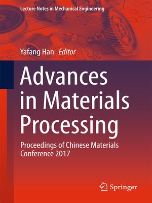 cover image of Advances in Materials Processing
